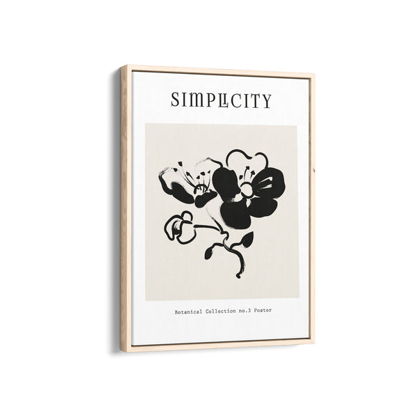 Simplicity Wildflower Waltz Boho Modern Wall Art