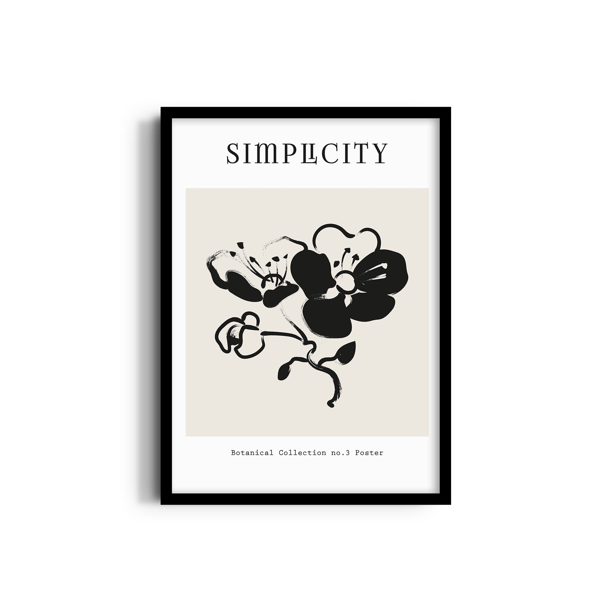 Simplicity Wildflower Waltz Boho Modern Wall Art