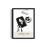 Morning coffee Boho Modern Wall Art