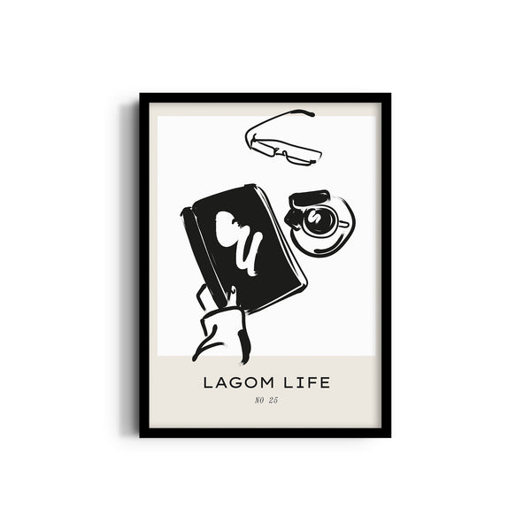 Morning coffee Boho Modern Wall Art