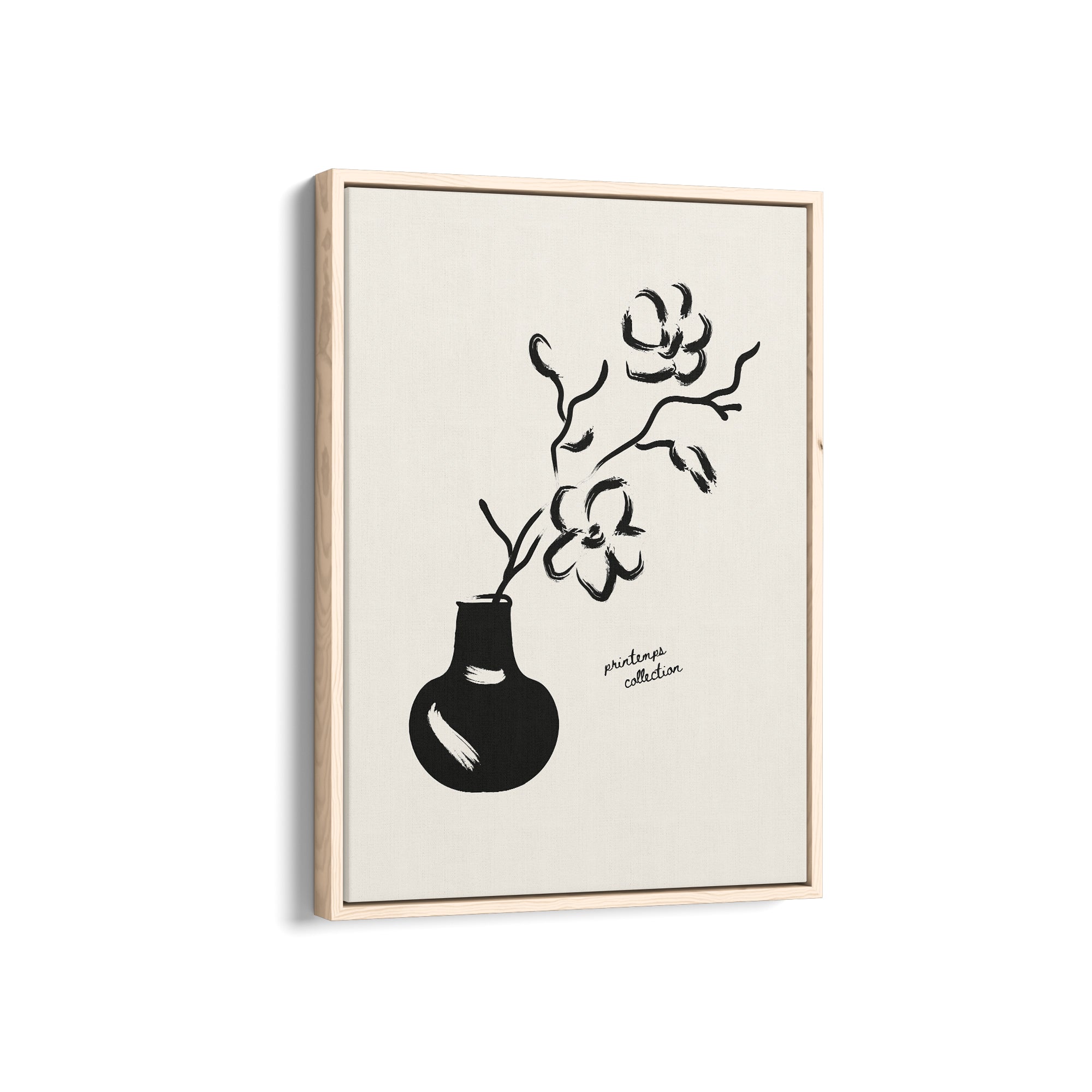 Flower Pot Boho Modern Wall Art