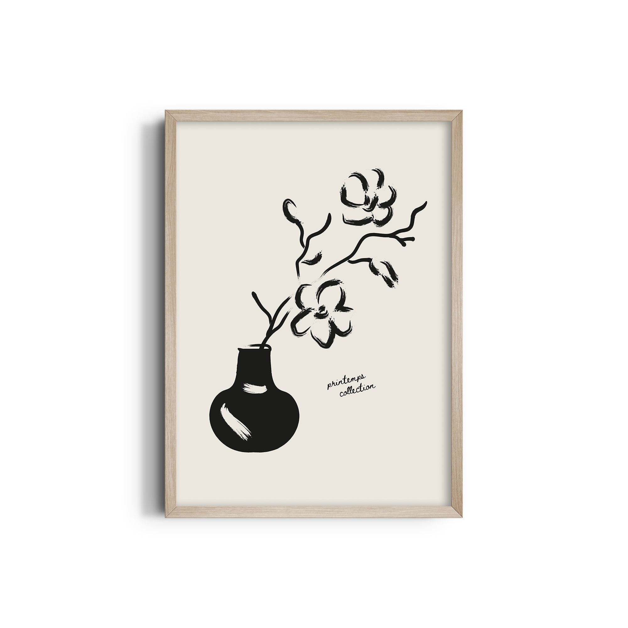 Flower Pot Boho Modern Wall Art