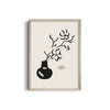 Flower Pot Boho Modern Wall Art