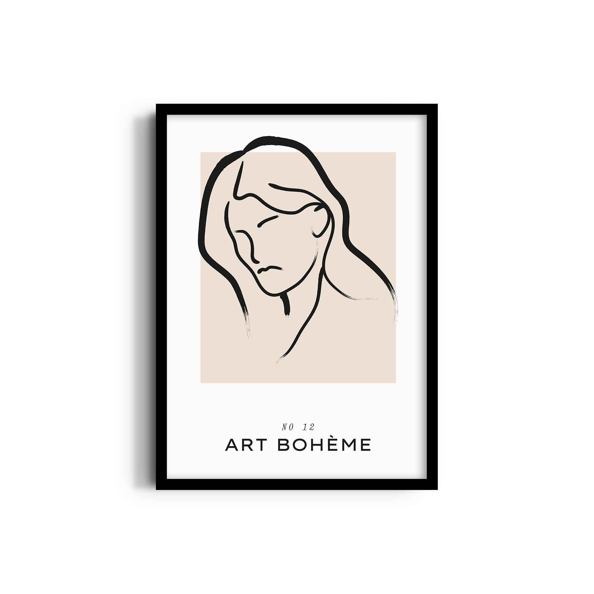 Female Line Art Boho Modern Wall Art