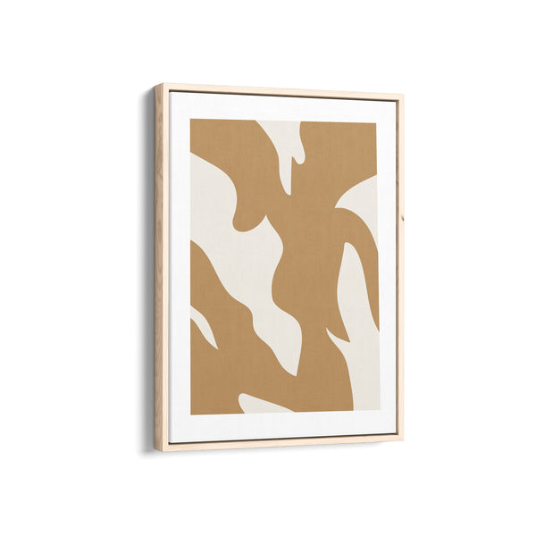 Yellow Abstract Boho Modern Wall Art