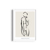 Female Line Art Boho Modern Wall Art