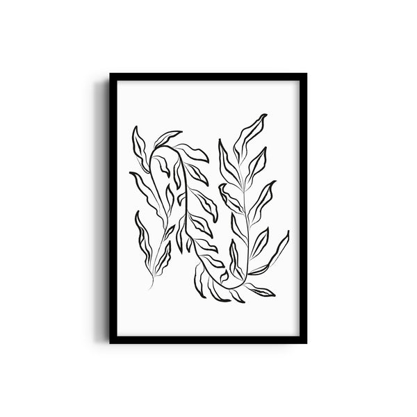 Wildflower Whispers Boho Modern Wall Art