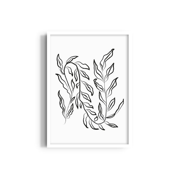 Wildflower Whispers Boho Modern Wall Art