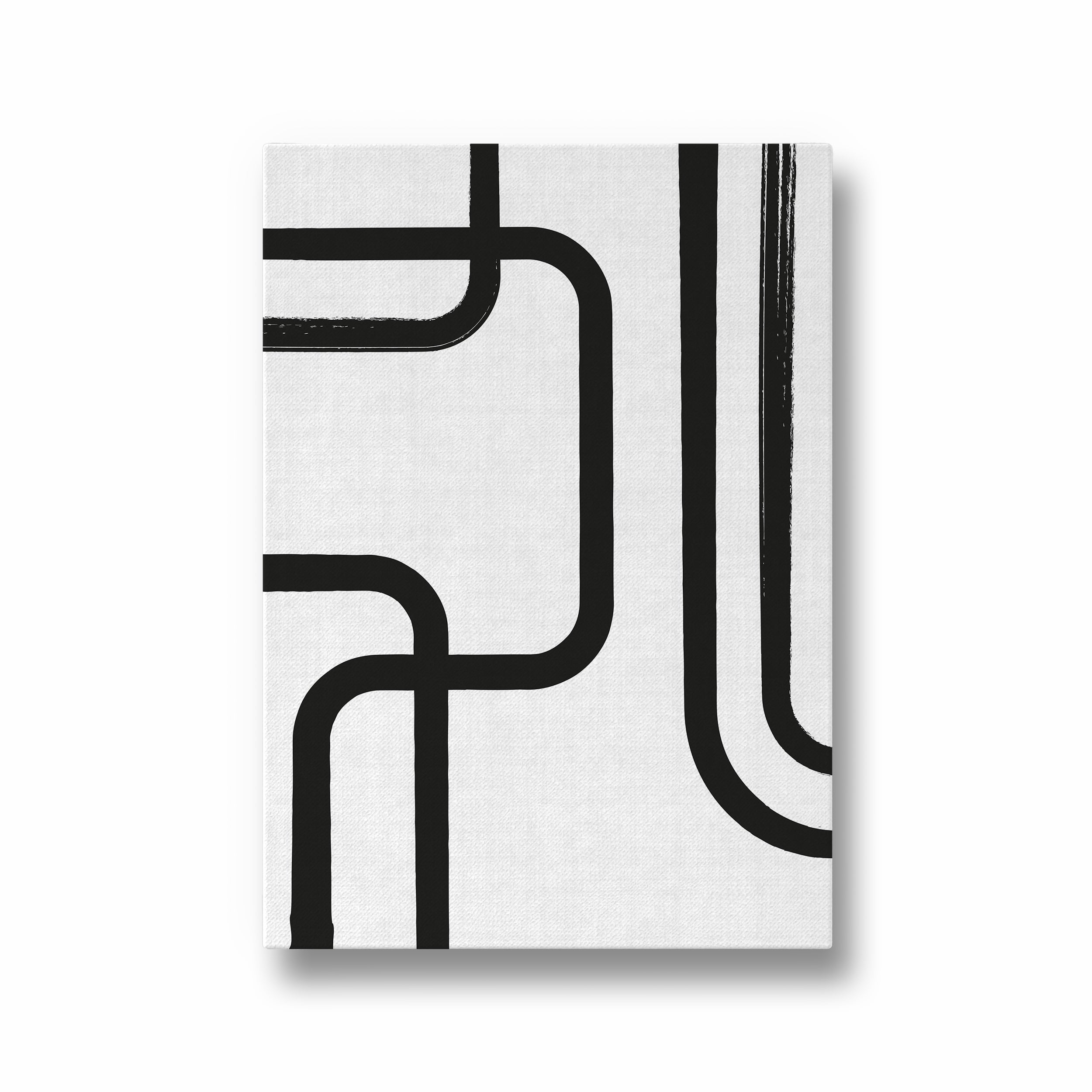 Abstract Black & White Boho Modern Wall Art