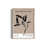 Boho Leaves, Minimalist Collection Boho Modern Wall Art