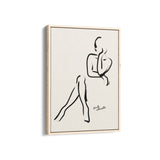 Female Silhouette Boho Modern Wall Art