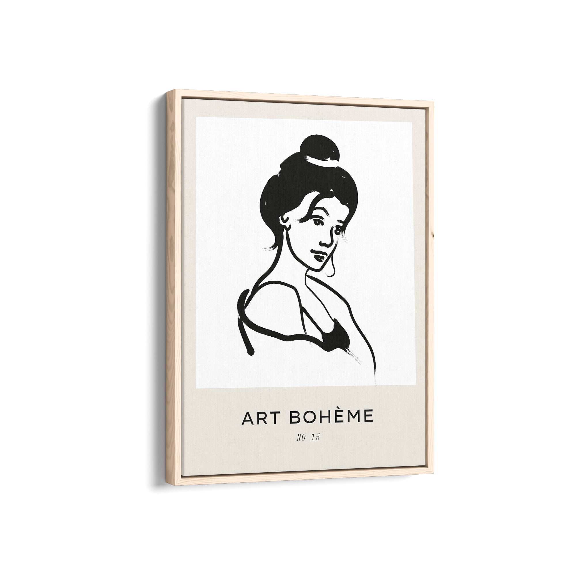Beautiful Lady Boho Modern Wall Art