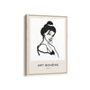 Beautiful Lady Boho Modern Wall Art