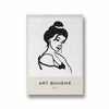 Beautiful Lady Boho Modern Wall Art