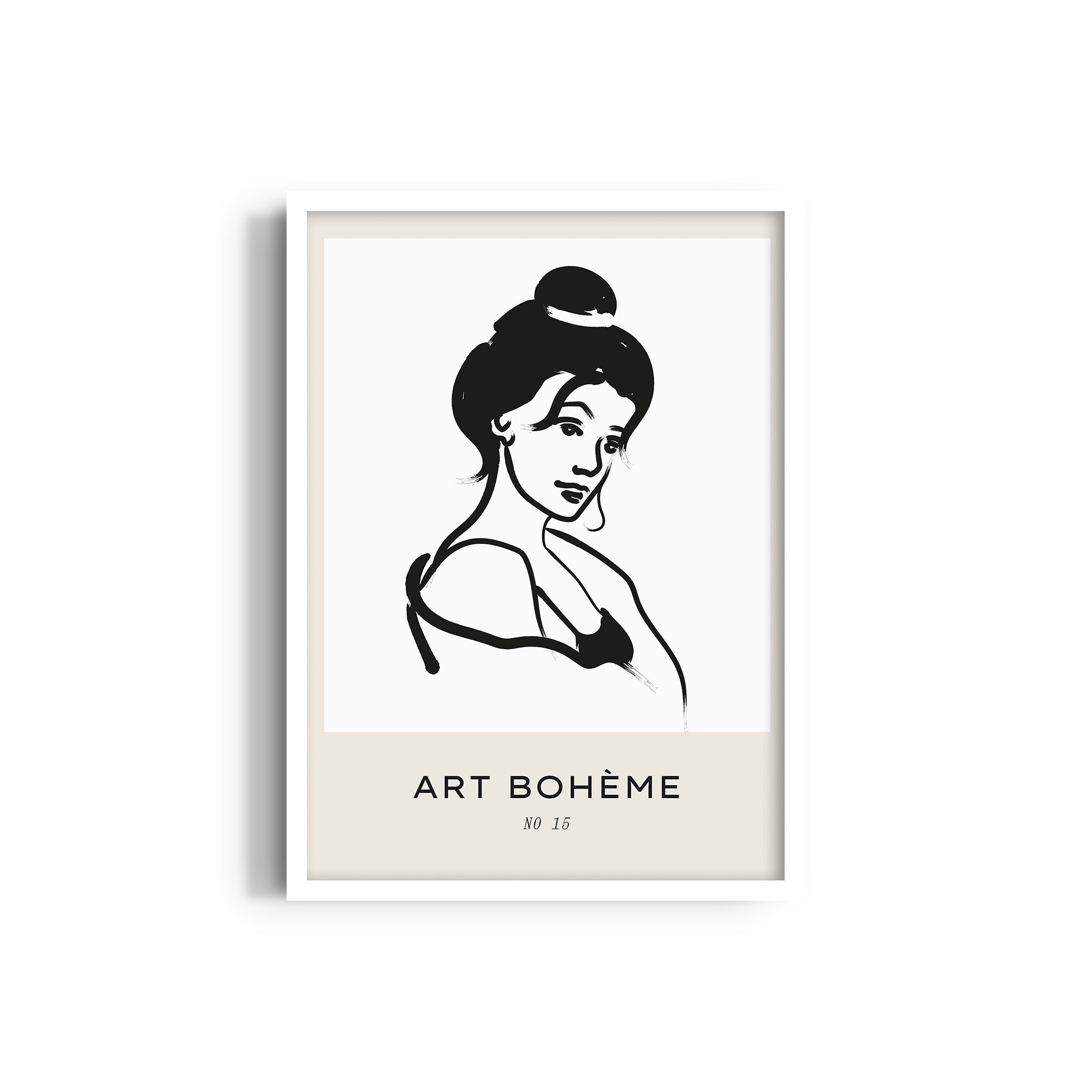 Beautiful Lady Boho Modern Wall Art