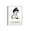 Beautiful Lady Boho Modern Wall Art