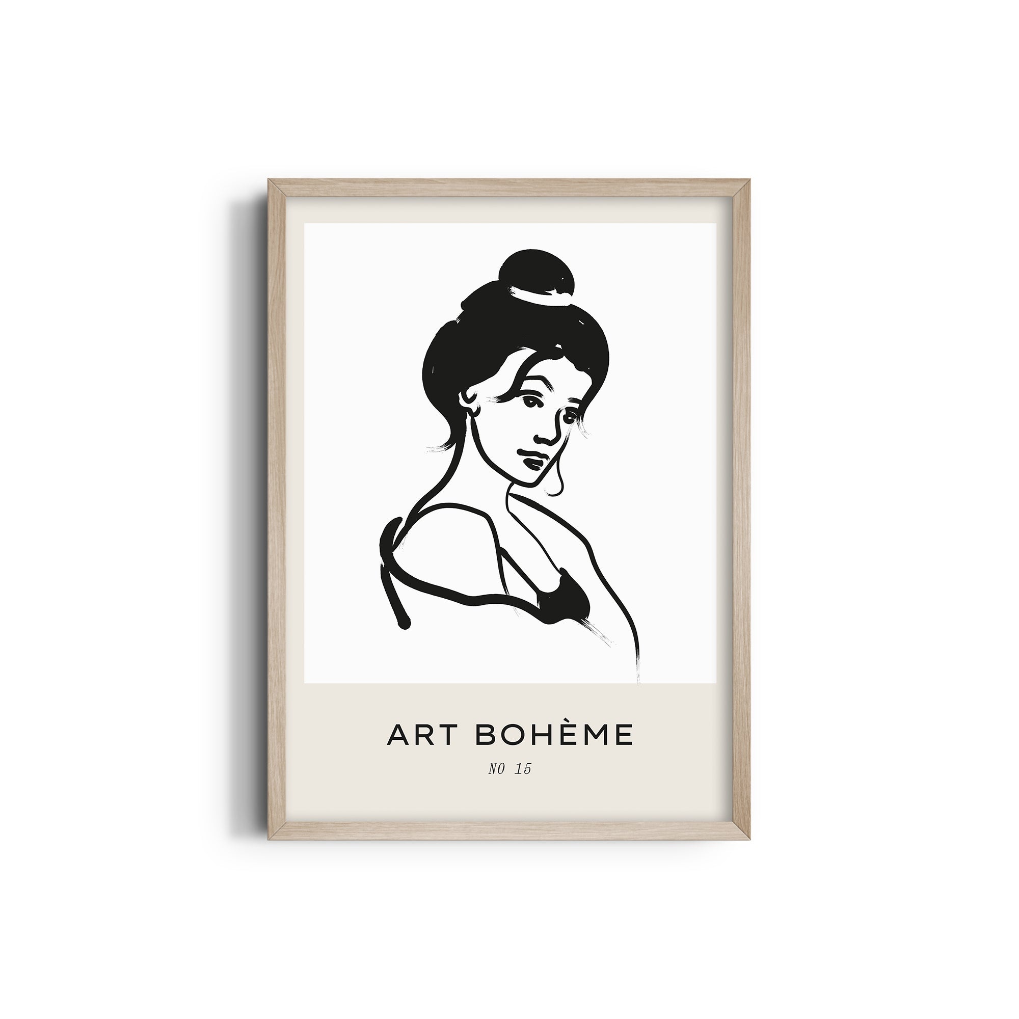 Beautiful Lady Boho Modern Wall Art