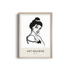 Beautiful Lady Boho Modern Wall Art