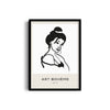Beautiful Lady Boho Modern Wall Art