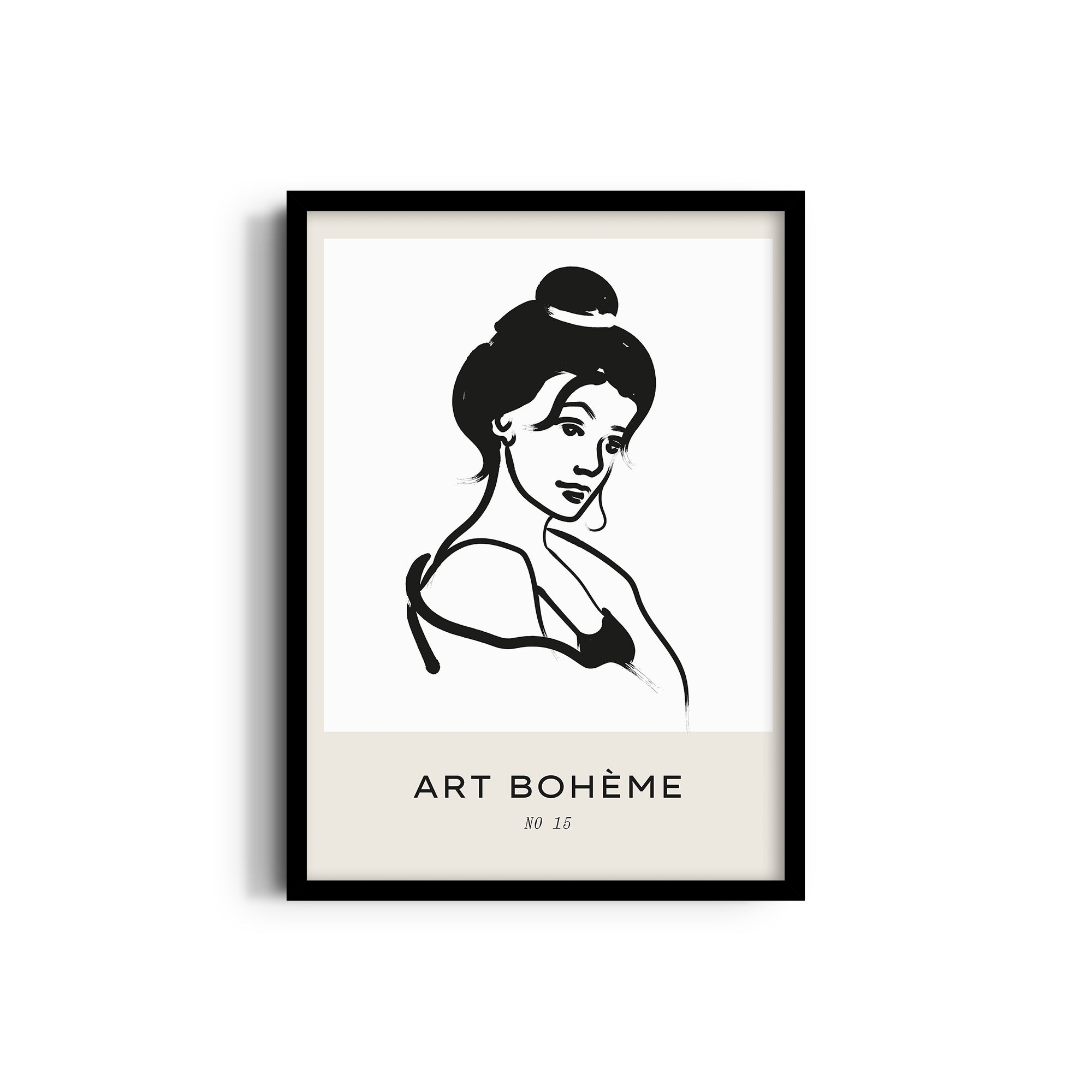 Beautiful Lady Boho Modern Wall Art