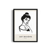 Beautiful Lady Boho Modern Wall Art