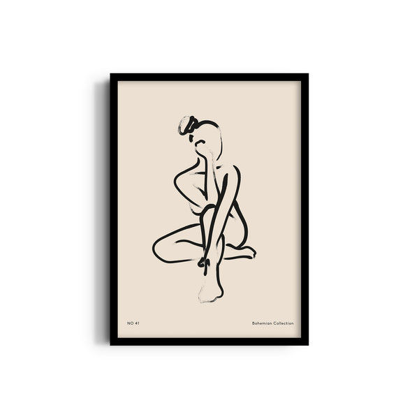 Beautiful Line art Boho Modern Wall Art