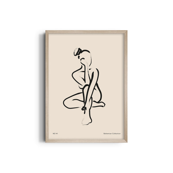 Beautiful Line art Boho Modern Wall Art