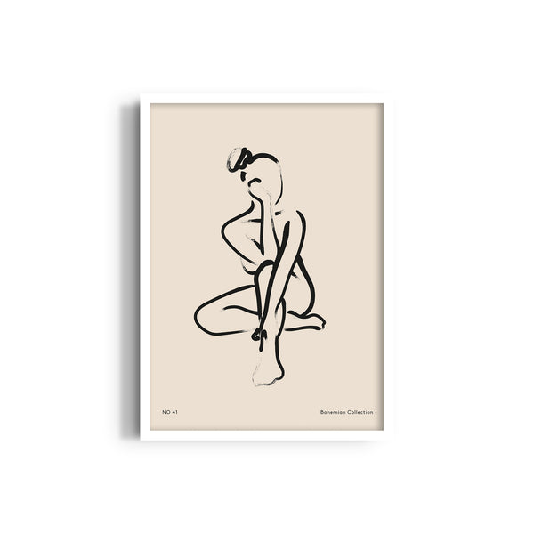 Beautiful Line art Boho Modern Wall Art