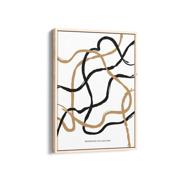 Random intersection Boho Modern Wall Art