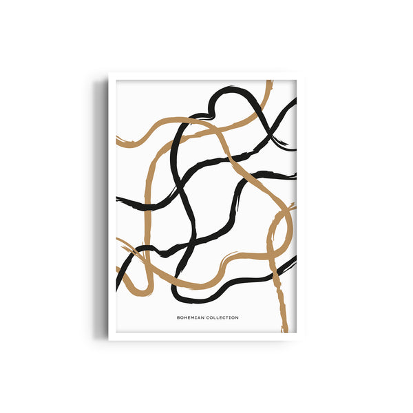 Random intersection Boho Modern Wall Art