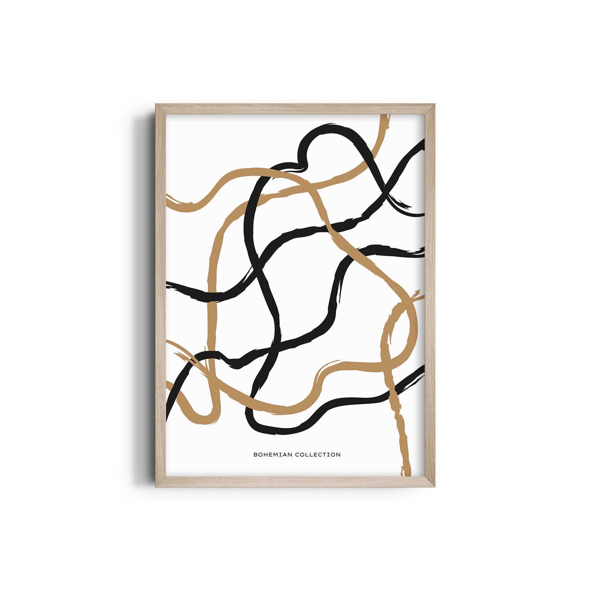 Random intersection Boho Modern Wall Art