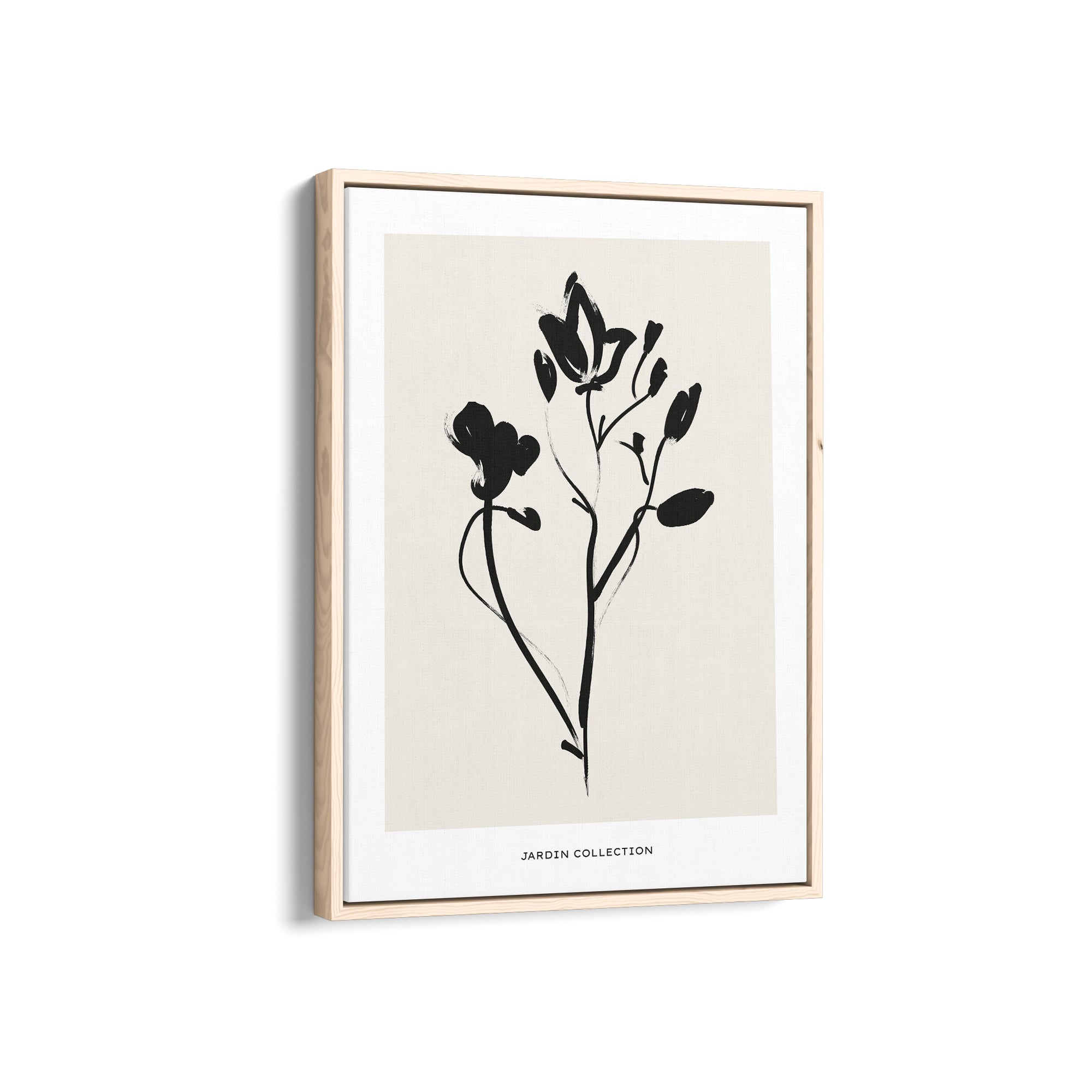 Dark Flower Boho Modern Wall Art