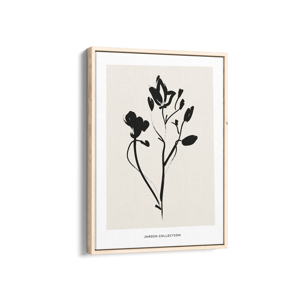 Dark Flower Boho Modern Wall Art