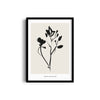 Dark Flower Boho Modern Wall Art