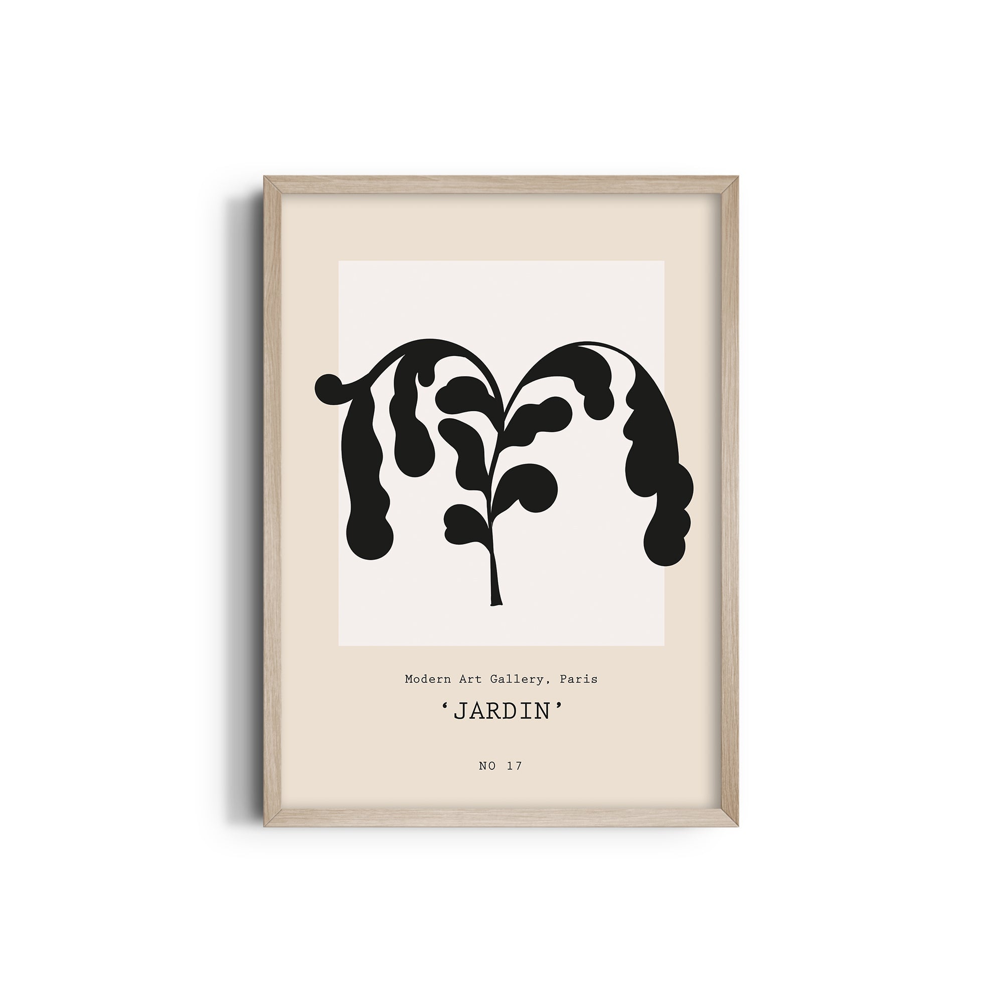 Jardin Collection Flower Boho Modern Wall Art