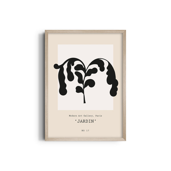 Jardin Collection Flower Boho Modern Wall Art