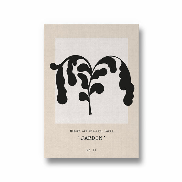 Jardin Collection Flower Boho Modern Wall Art