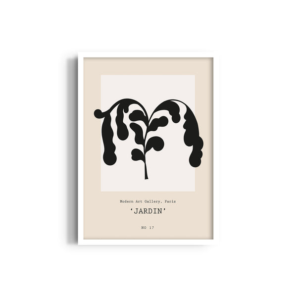 Jardin Collection Flower Boho Modern Wall Art