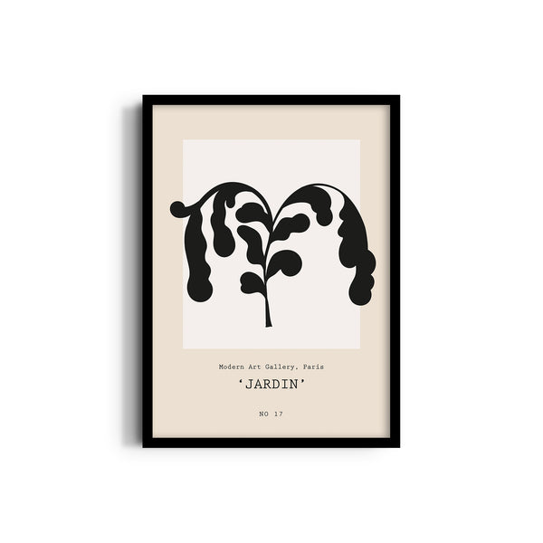 Jardin Collection Flower Boho Modern Wall Art