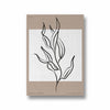 White Leaves Boho Modern Wall Art