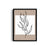 White Leaves Boho Modern Wall Art