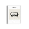 Simple Sofa Boho Modern Wall Art