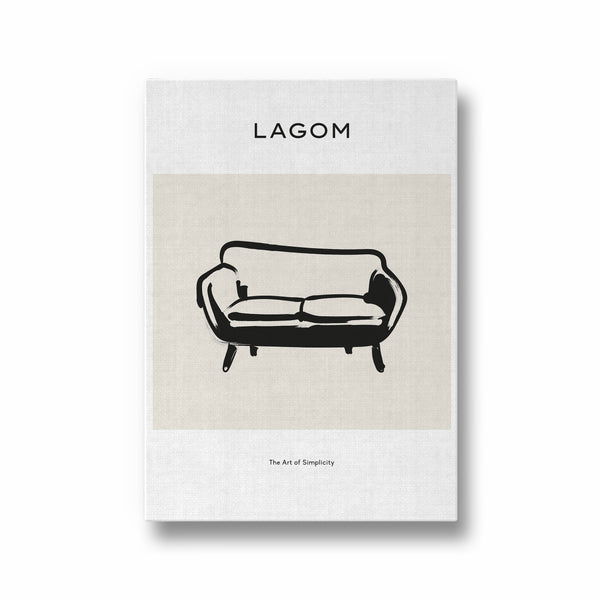 Simple Sofa Boho Modern Wall Art