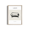 Simple Sofa Boho Modern Wall Art