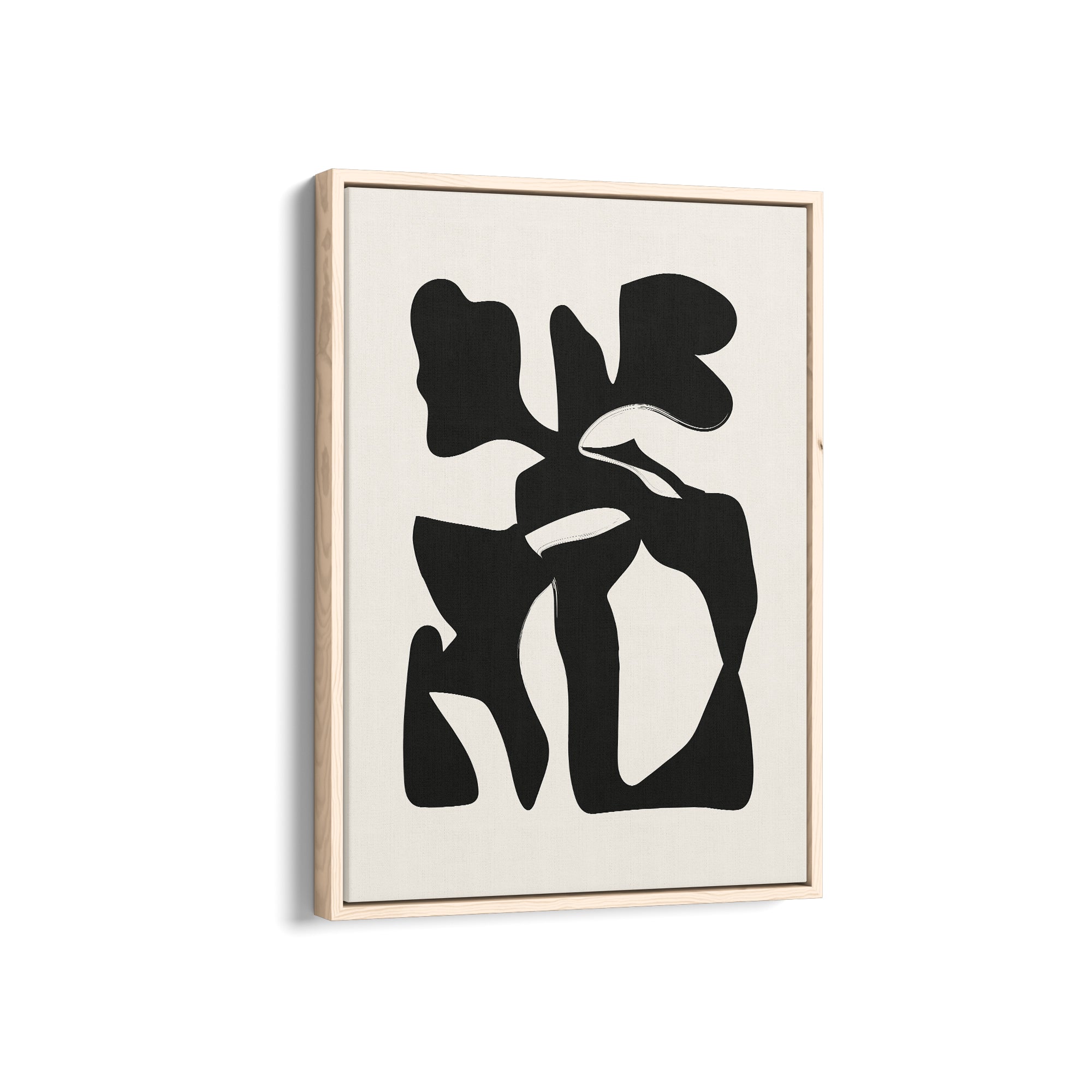 Abstract leaves Boho Modern Wall Art