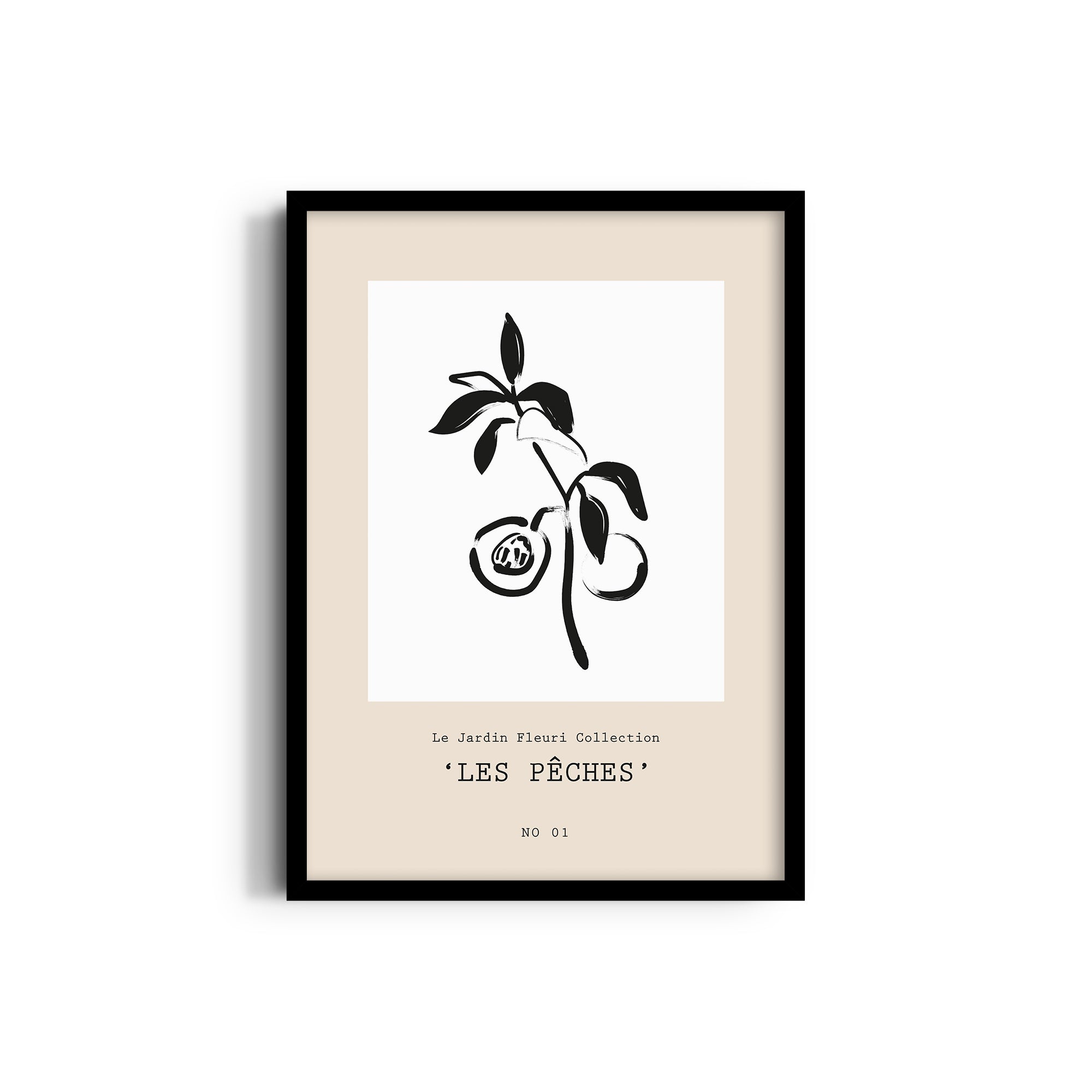 Les peches Boho Modern Wall Art