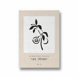Les peches Boho Modern Wall Art