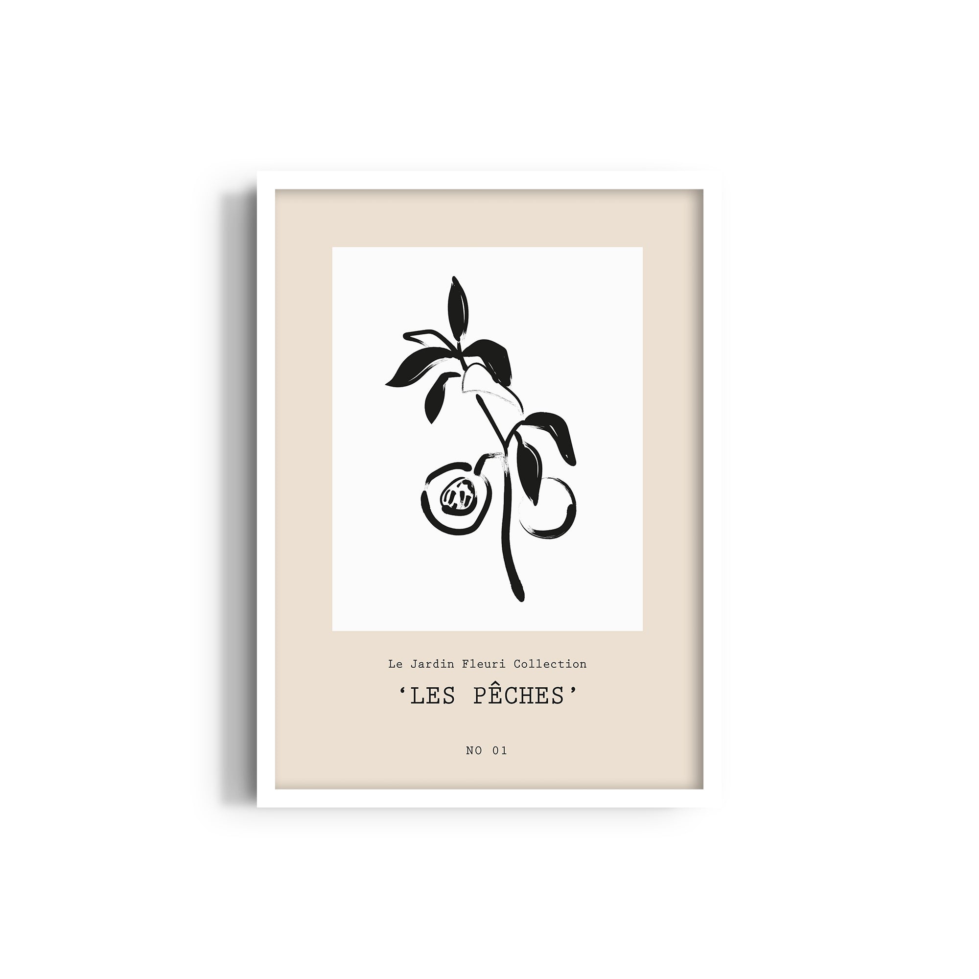 Les peches Boho Modern Wall Art