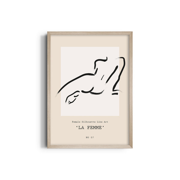 La femme Boho Modern Wall Art