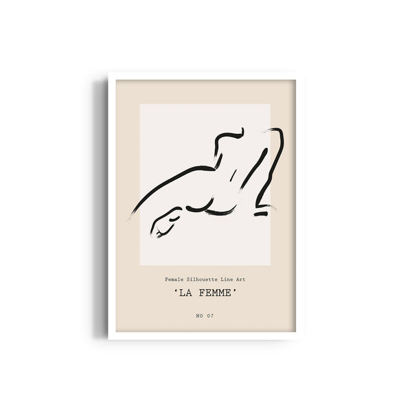 La femme Boho Modern Wall Art